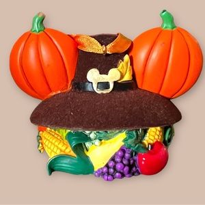 Disney Parks Thanksgiving Ears Hat Ornament NEW RETIRED LE NUMBERED 1530 of 3000